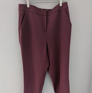 ASOS Burgundy Pants